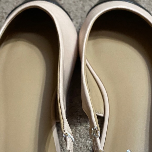 BAMBOO Women's Black and Cream Pointed Toe Size 8.5 Flats NWOT - Picture 7 of 10